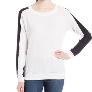 NYDJ white and black sweater